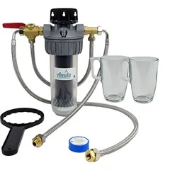 Filtre sous-évier bypass + kit flexibles et 2 mugs