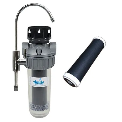 Filtre sous-évier rob col-de-cygne + cart. offerte