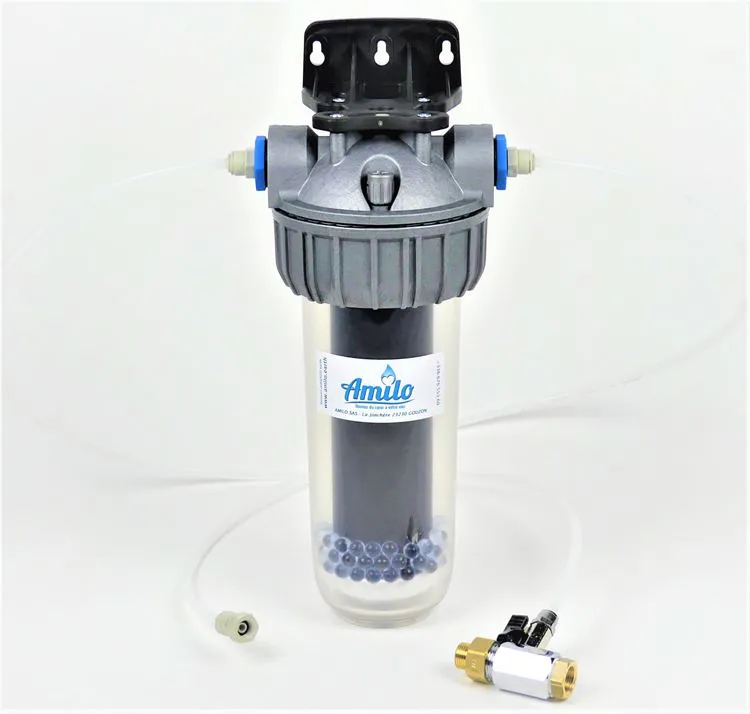 Filtre sous-évier sans robinet avec raccords