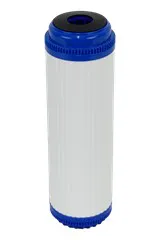 Cartouche charbon granulé argent et KDF 10'' 1